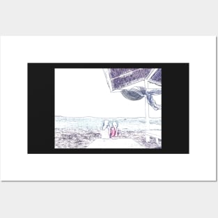 Sisters forever, on the beach, best sister, family print Posters and Art